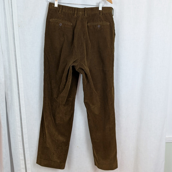 Men's Ben Silver Pontoglio 1883 Brown Corduroy Pants - Picture 7 of 7